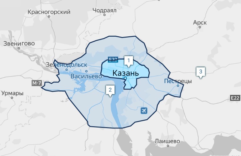 Условия доставки по Казани